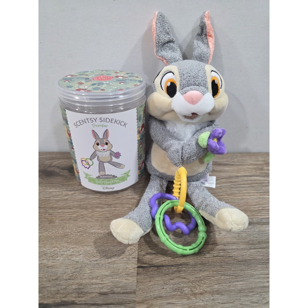 SCENTSY Sidekick Thumper Disney Plush Toy w/ Twitterpated Scent NEW Stuffie Baby